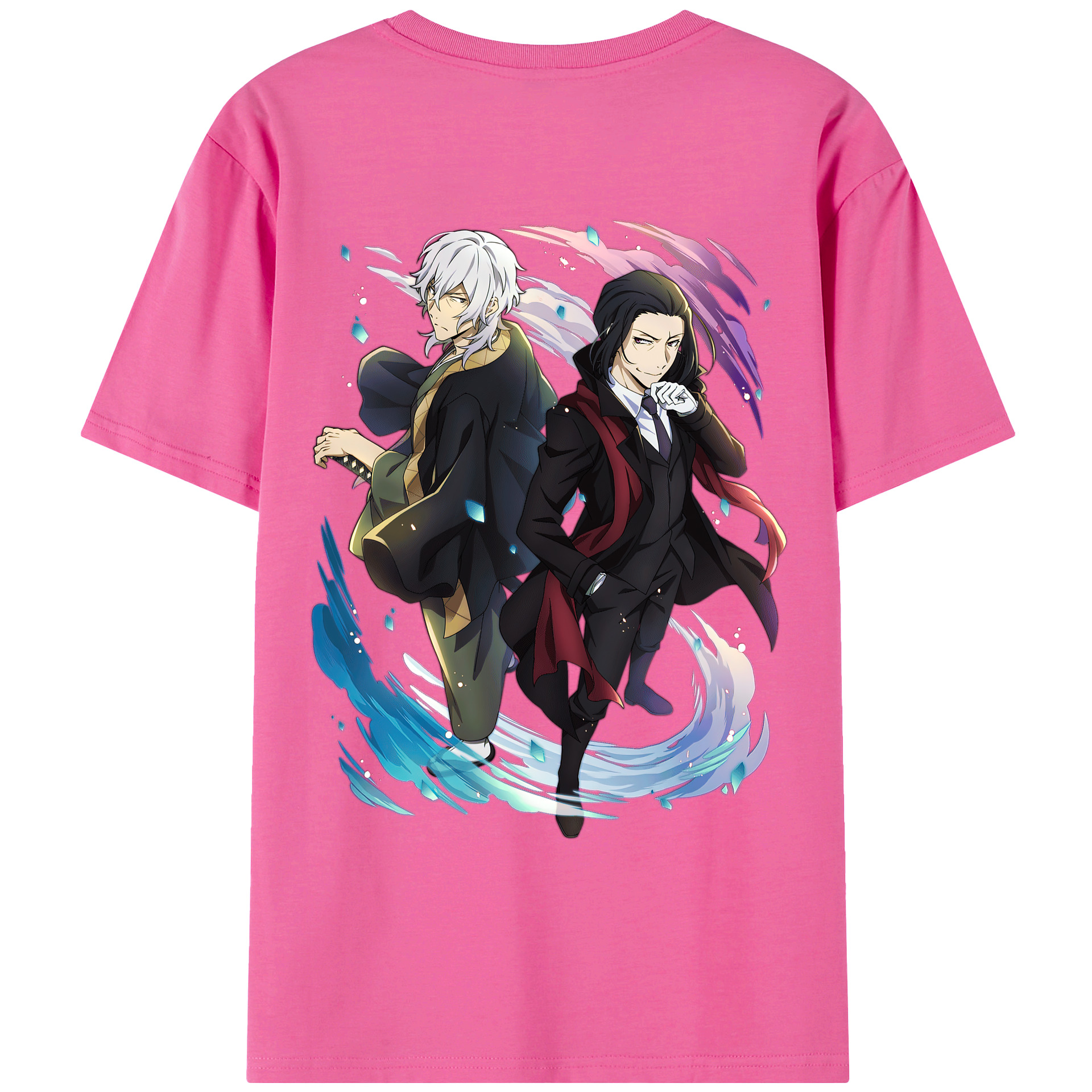 （画像用） 文豪ストレイドッグス Bungo Stray Dogs レディース半袖Tシャツ(バックプリント)